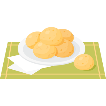 Brazilian cheese bread png