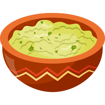 Traditional Mexican   guacamole png