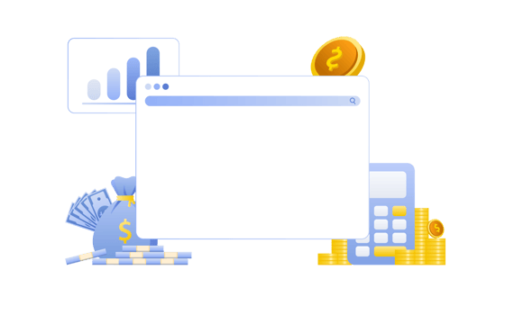 Financial management concept and investment, Flat design of payment and finance with money, cash, banknote png