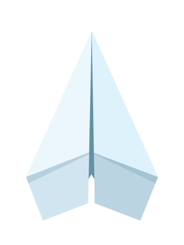 paper rocket top view illustration png