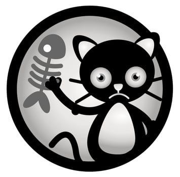 Cat illustration banner cute vector