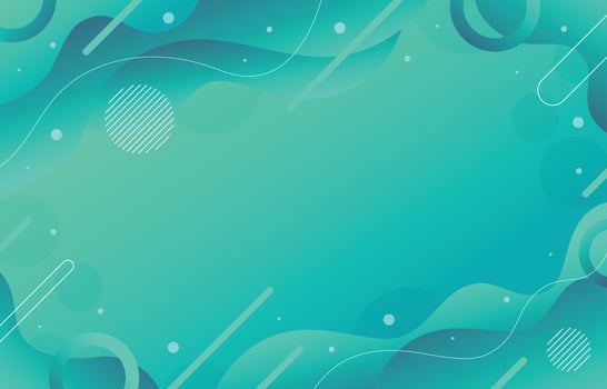 Blue Green Wavy Background vector