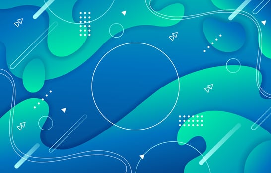 Blue And Green Combo Abstract Background vector