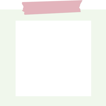 Pastel Frame with notepaper style png