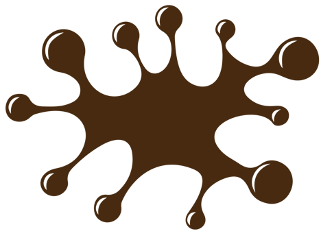 Chocolate Splatter splash png
