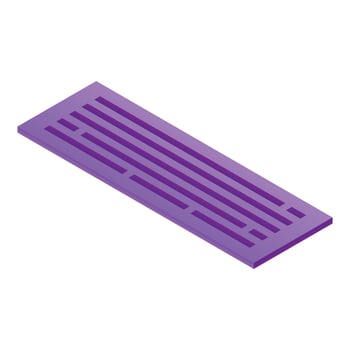 Chat icon, isometric style vector