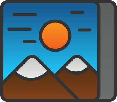 Photo Album Vector Icon Design