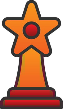 Award Vector Icon Design