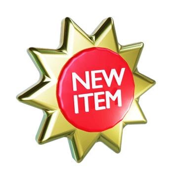 Label New Item 3D png