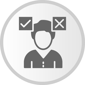 Decision Making Vector Icon