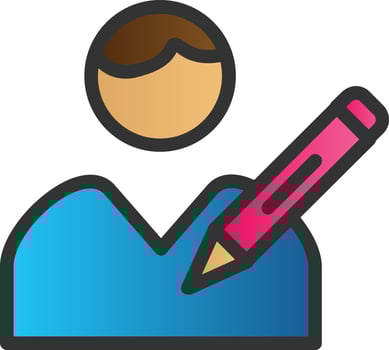 User Edit Vector Icon Design