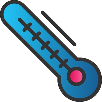 Thermometer Vector Icon Design