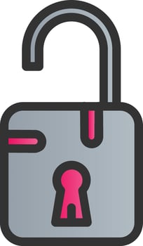Unlock Vector Icon Design