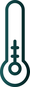 Thermometer Half Vector Icon Design