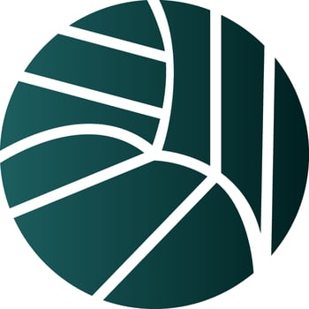Volleyball Ball Vector Icon Design