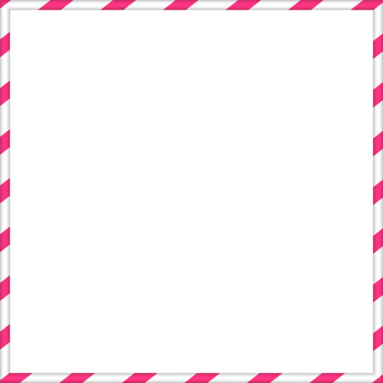 Square Pink White Valentine Frame png