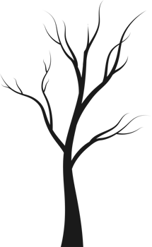 Tree Silhouette Illustration png