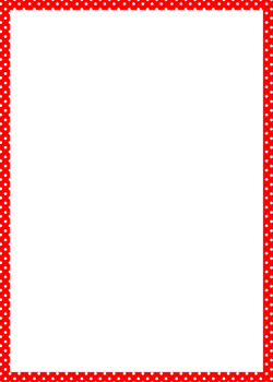 Red Frame with Dotted Pattern png