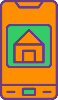 Mobile App Creative Icon Design vector