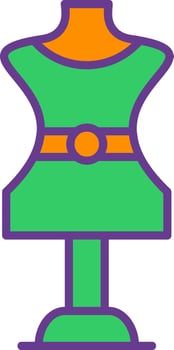 Mannequin Creative Icon Design vector