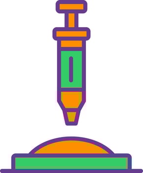 Thermal Paste Creative Icon Design vector