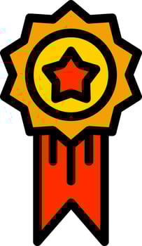 Award Vector Icon Design