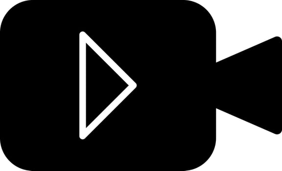 Video Vector Icon Design