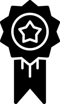 Award Vector Icon Design