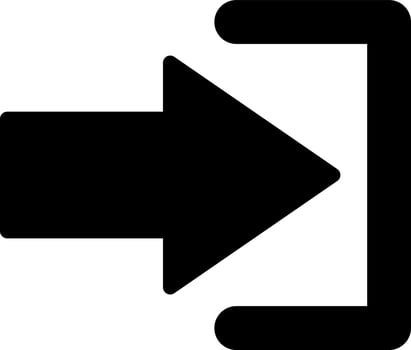 Log In Vector Icon Design