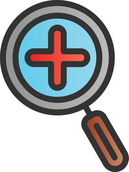 Zoom In Vector Icon Design