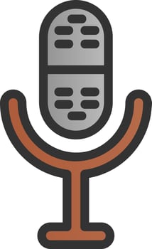 Mic Vector Icon Design