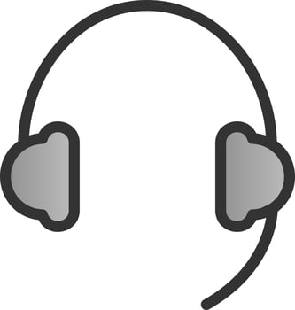 Headphone Vector Icon Design