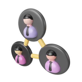 Connection 3D Illustration Icon png