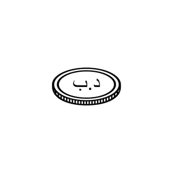Bahrain Currency Icon Symbol, Bahraini Dinar, BHD Sign. Vector Illustration