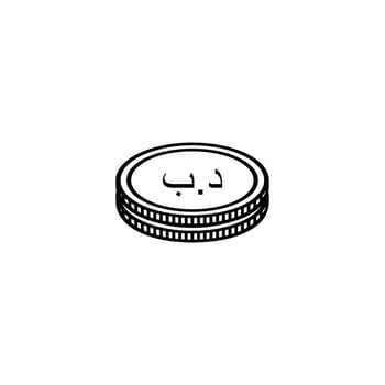 Bahrain Currency Icon Symbol, Bahraini Dinar, BHD Sign. Vector Illustration