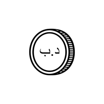 Bahrain Currency Icon Symbol, Bahraini Dinar, BHD Sign. Vector Illustration