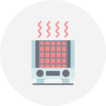 Heater Creative Icon Design vector
