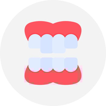 Denture Creative Icon Design vector