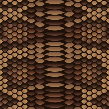 Seamless Pattern of Snake Skin vector