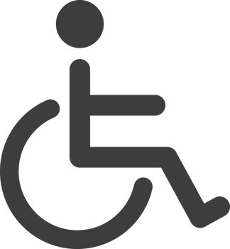 wc, disabled person black shadow icon, Toilet icon. png
