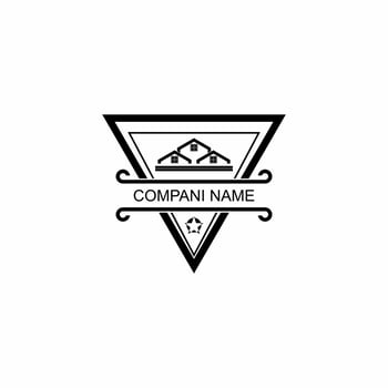 house vector logo illustration