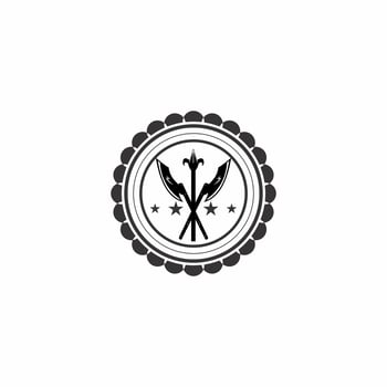spear logo illustration vector
