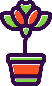 Flower Vector Icon Design