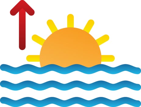 Sunrise Vector Icon Design