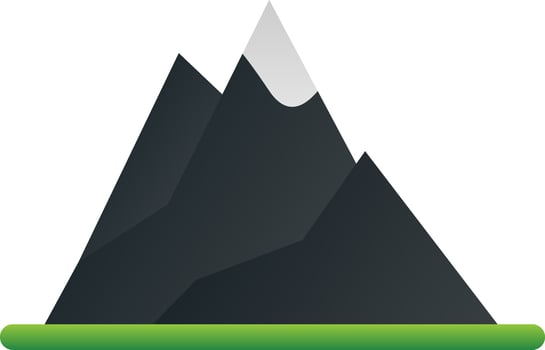 Mountains Vector Icon Design