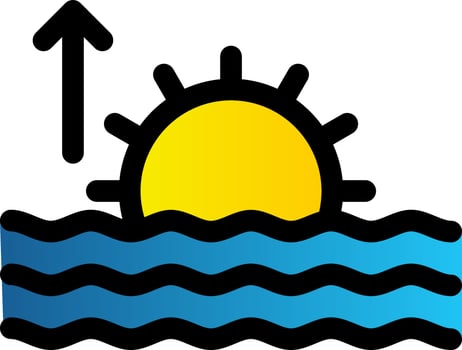 Sunrise Vector Icon Design