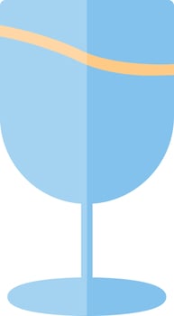 Wine Glass Vector Icon Design