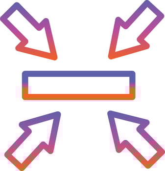 Window Minimize Vector Icon Design