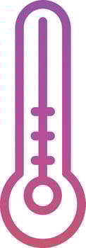 Thermometer Full Vector Icon Design