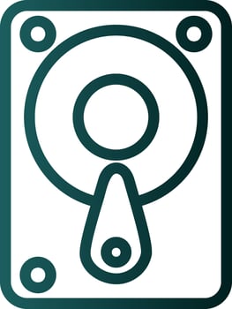 Hard Drive Vector Icon Design